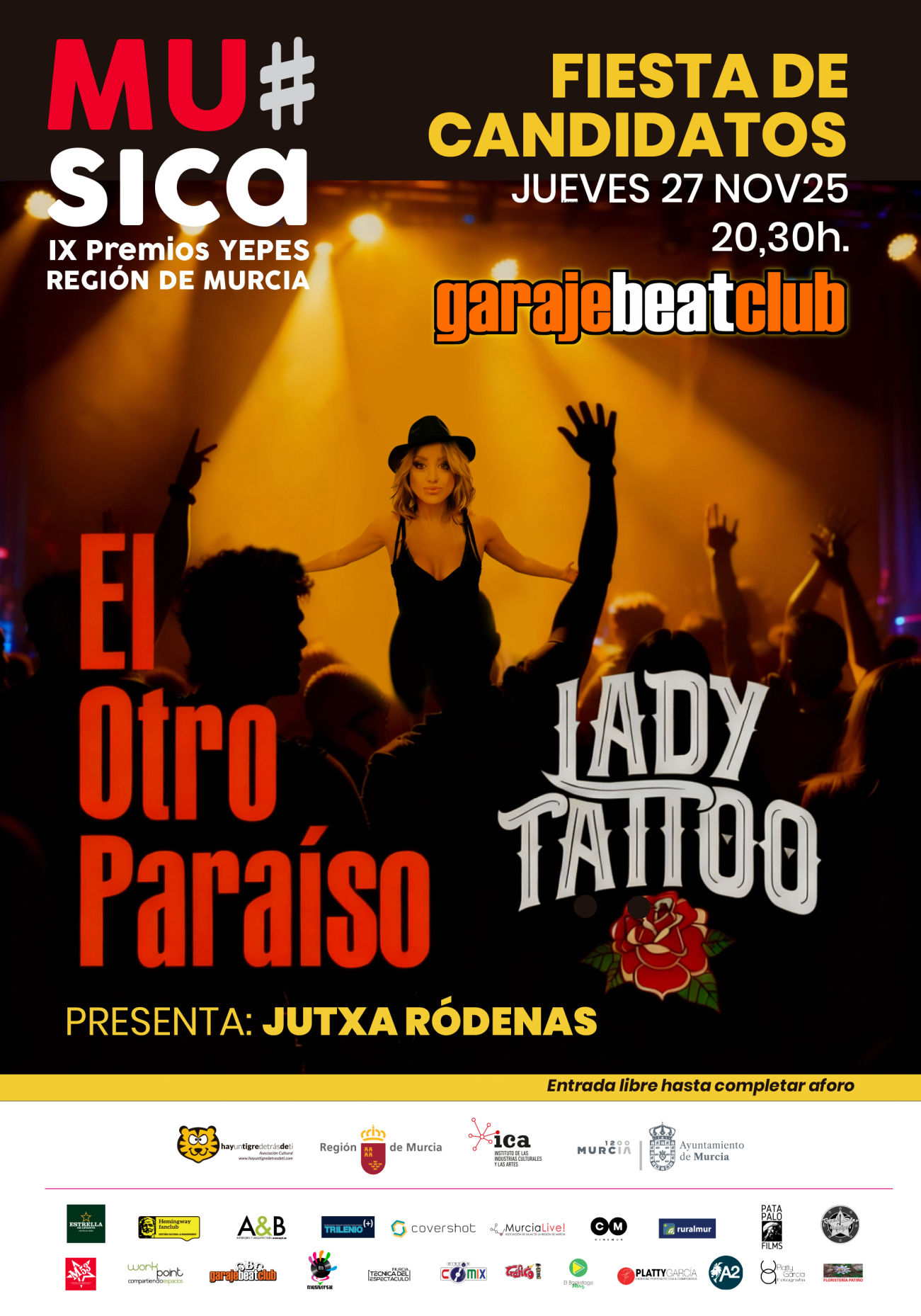 CARTEL FIESTA CANDIDATOS 2025